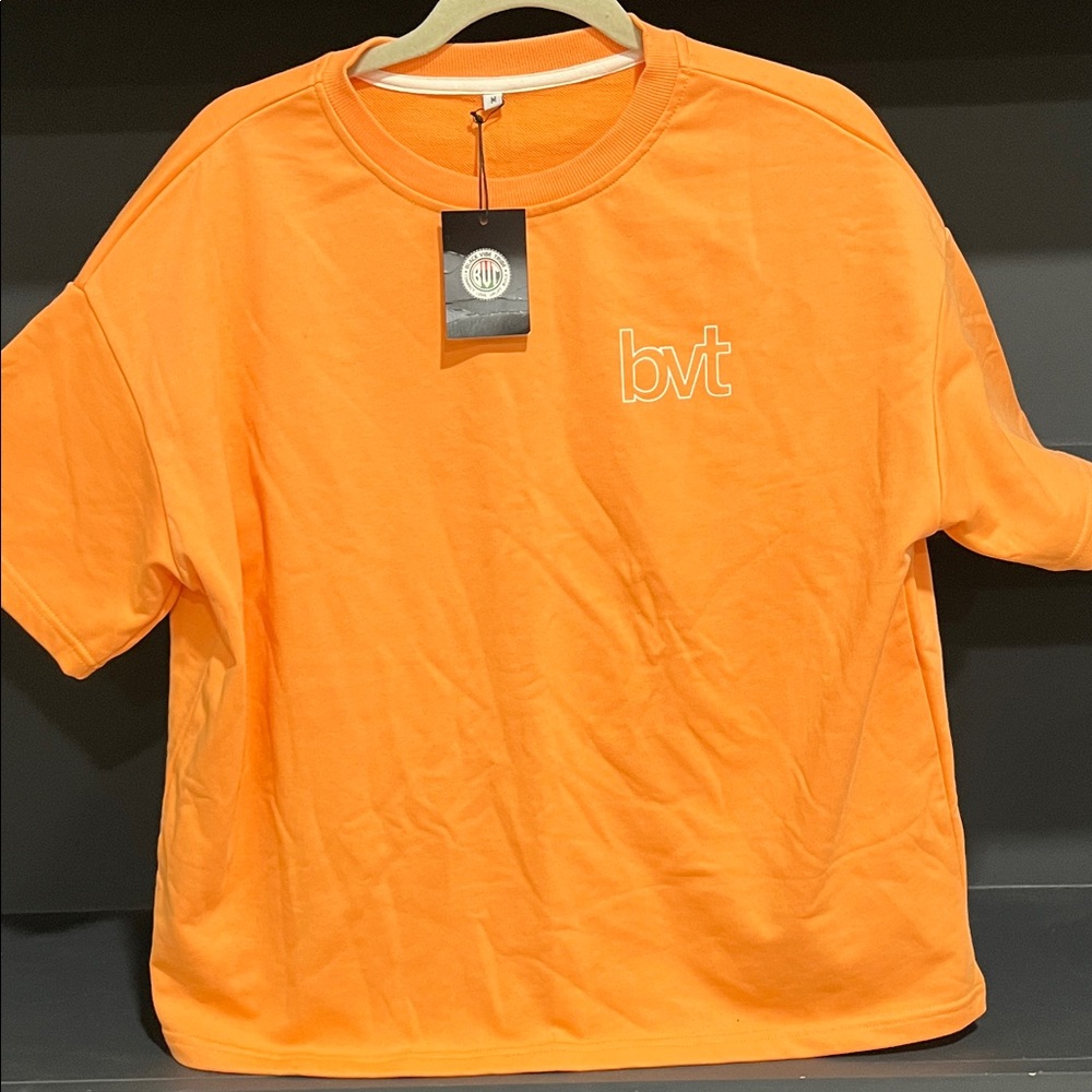Men's Vibrant Orange Tee